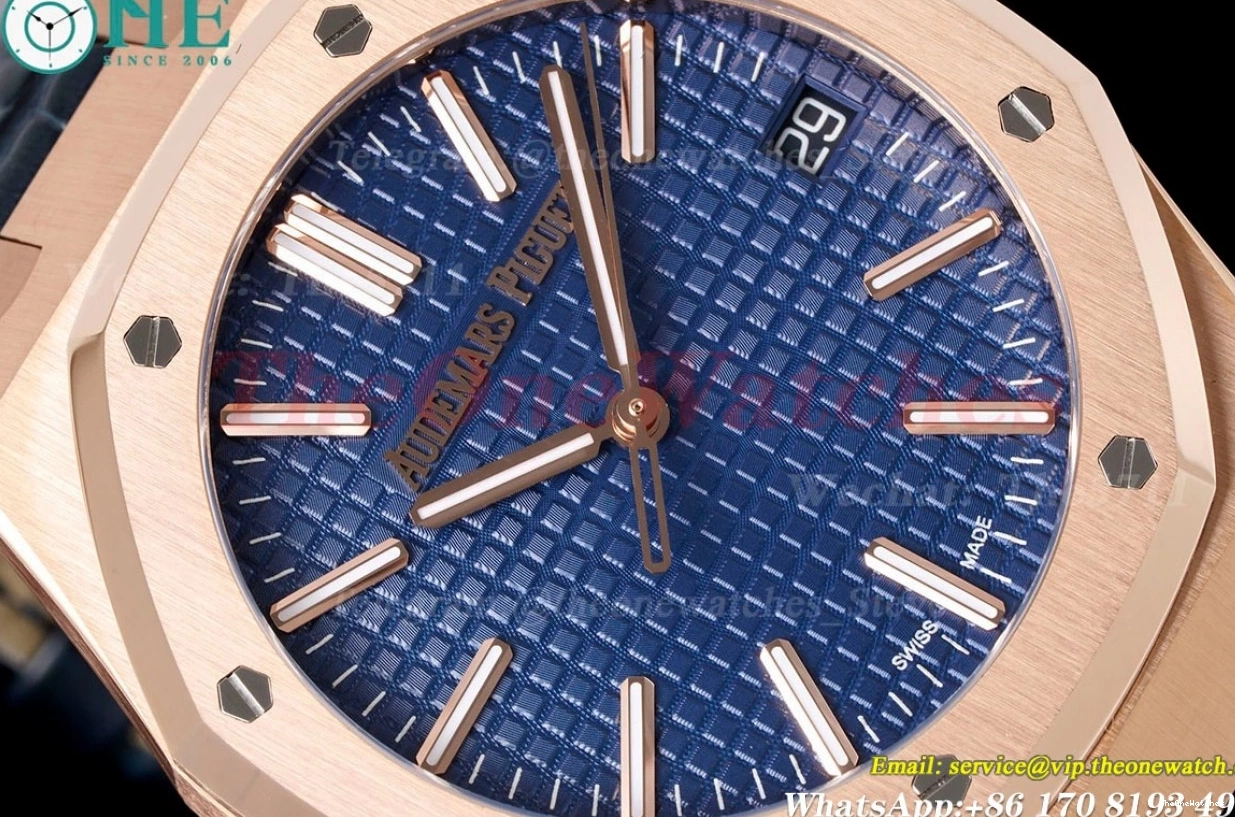 Super Clone Oak LE RG A4302 APSF Blue 15510 Royal 41mm Stk 0223